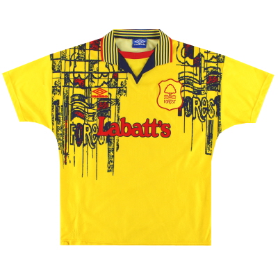 1995-97 Camiseta visitante de Nottingham Forest Umbro *Mint* L