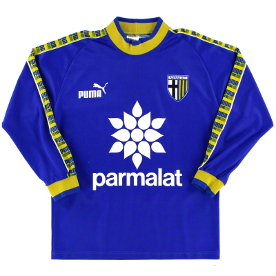 1995-97 Parma Puma Training Shirt L/S * Menthe * L