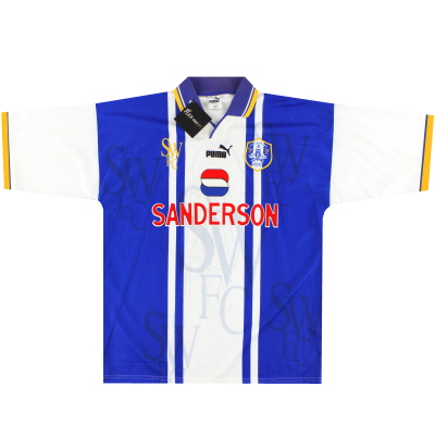 1995-97 Sheffield Wednesday Puma Home Camiseta *con etiquetas* XL