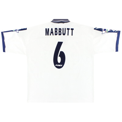 1995-97 Tottenham Pony Home Shirt Mabbutt #6 XL