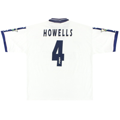 1995-97 토트넘 포니 홈 셔츠 하웰스 #4 XL