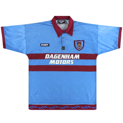 1995-97 West Ham Pony Auswärtstrikot M