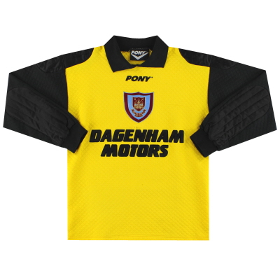 1995-97 웨스트 햄 포니 XNUMX주년 골키퍼 셔츠 S