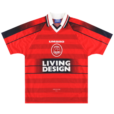 1996-97 Aberdeen Umbro Home Shirt *Seperti Baru* M