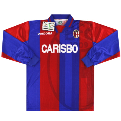 1996–97 Bologna Diadora Heimtrikot L/S *mit Etiketten* XL