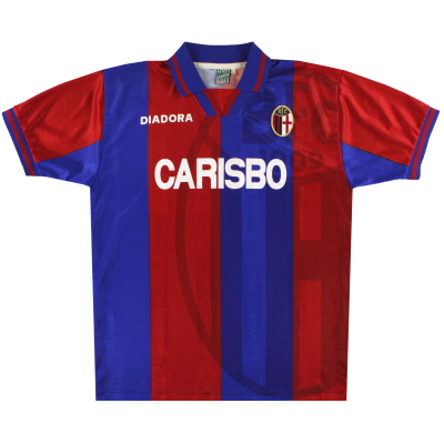 1996-97 볼로냐 디아도라 홈 셔츠 *민트* M