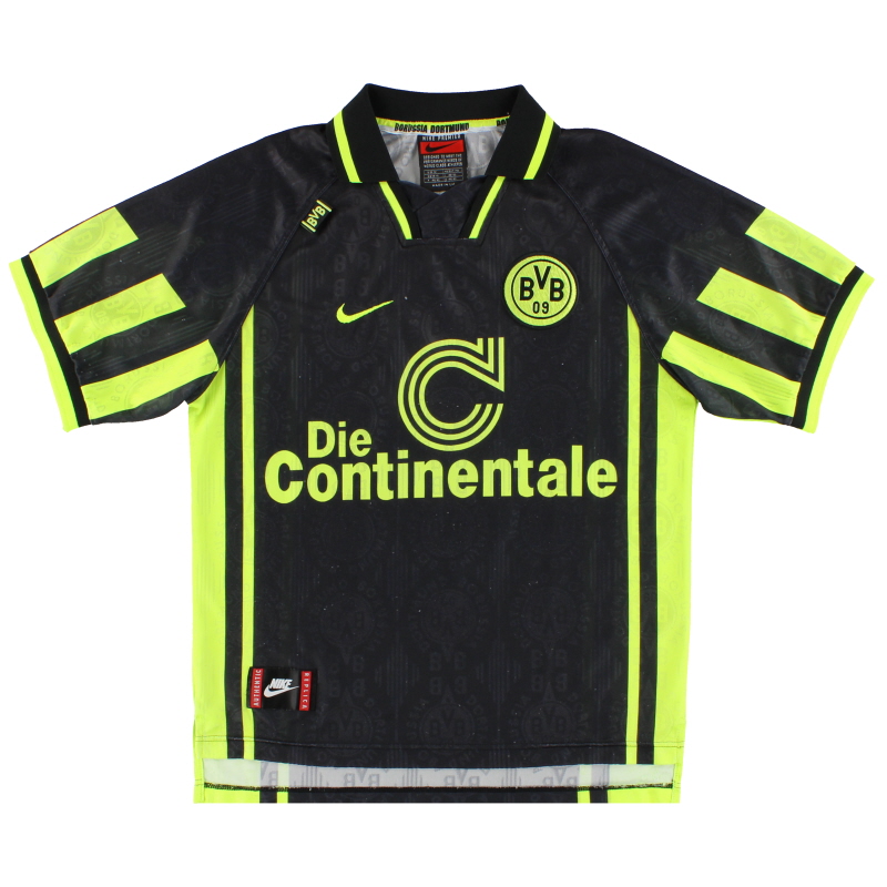1996-97 Borussia Dortmund Nike Maillot Extérieur * Menthe * L