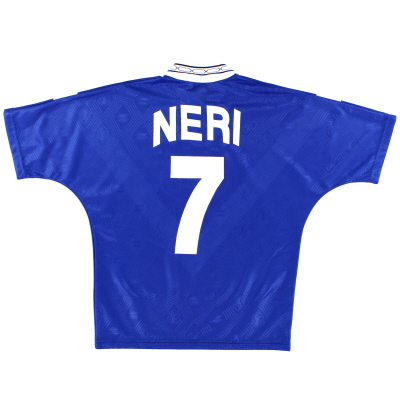 1996-97 Brescia Home Shirt Neri # 7 * Mint * S