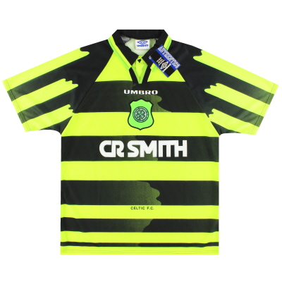 1996-97 Celtic Umbro Away Shirt * dengan label * XL