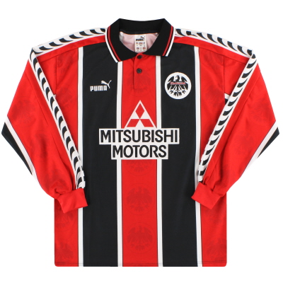 1996-98 Eintracht Francoforte Puma Maglia Home L / SM