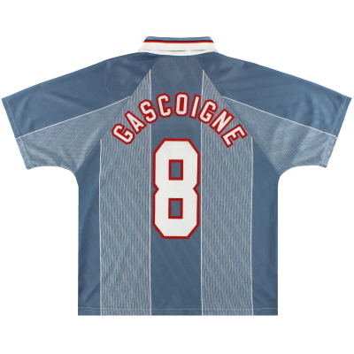 1996-97 England Umbro Away Shirt Gascoigne #8 *Mint* XL