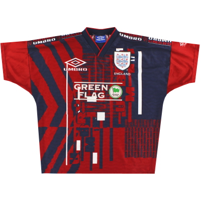 1996-97 Angleterre Umbro Maillot d'Entraînement XL