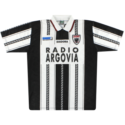 1996-97 FC Aarau Diadora Match Issue Home Shirt #21 XXL 
