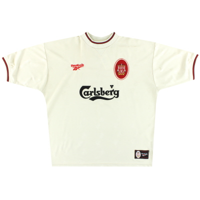 1996-97 Liverpool Reebok выездная рубашка L