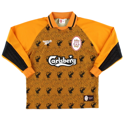 1996-97 Liverpool Reebok вратарская рубашка M
