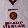 1996-97 Manchester United Away Shirt Beckham #10 M