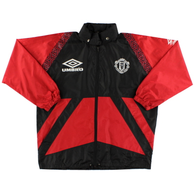 1996-97 Veste de pluie Manchester United Umbro * Comme neuve * L