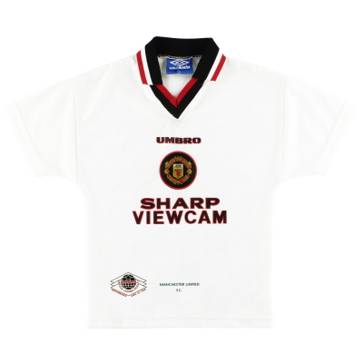 1996-97 맨체스터 유나이티드 움 브로 어웨이 셔츠 Y