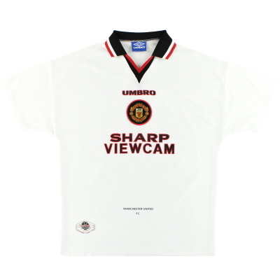 Camisa de visitante del Manchester United Umbro 1996-97 L