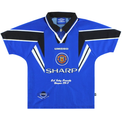1996-97 Manchester United Umbro 'Champions' Third Shirt M.Boys 
