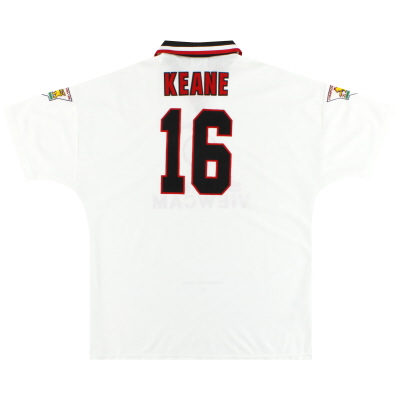 1996-97 Manchester United Umbro Away Shirt Keane #16 XL