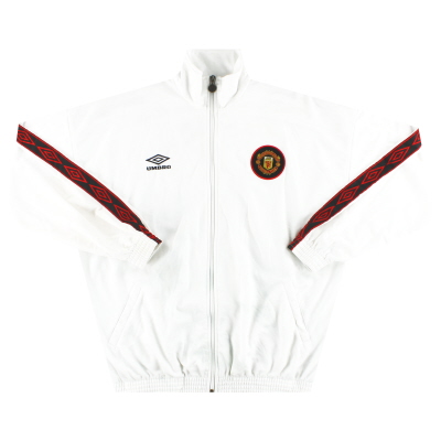 1996-97 Manchester United Umbro Track Jacket * Come nuovo * L