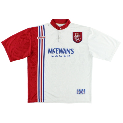 1996-97 Maillot extérieur Rangers adidas M