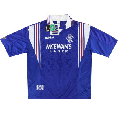 1996-97 Rangers adidas 'Richard Gough Testimonial' Maglia Home *con cartellini* XXL