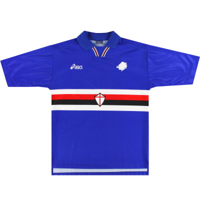 Camiseta de primera equipación de la Sampdoria Asics 1996-97 XL