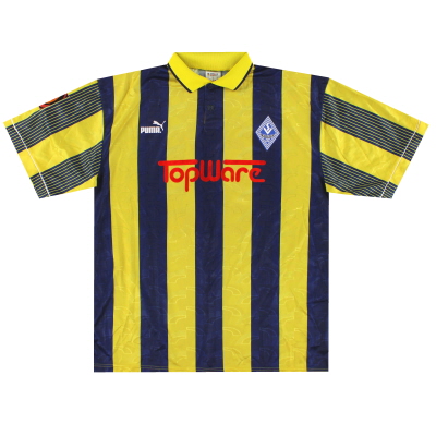 1996-97 Waldhof Mannheim Match Issue Away 셔츠 # 18 XL