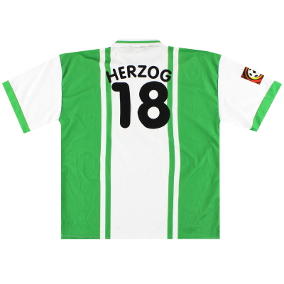 1996-97 Werder Bremen Home Shirt Herzog #18
