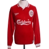 1996-98 Liverpool Home Shirt Berger #15 L/S M