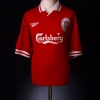 1996-97 Liverpool Home Shirt McManaman #7 *Mint* L