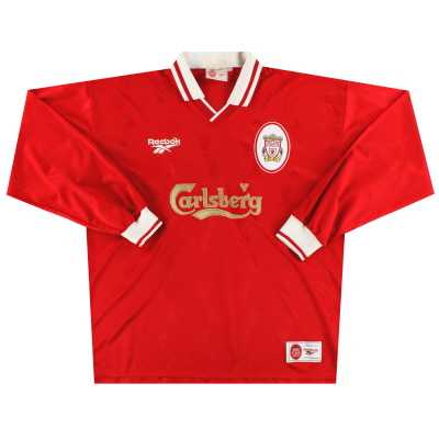 1996-98 Liverpool Reebok Home Shirt L/S XL 