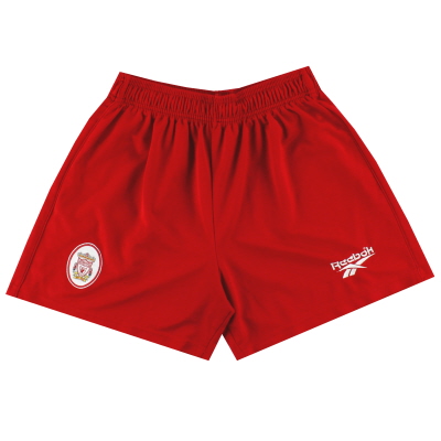 Pantalón corto de local Liverpool 1996-98 Reebok S