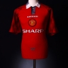 1996-98 Manchester United Home Shirt G.Neville #2 L