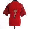 1996-98 Manchester United Home Shirt #7 L