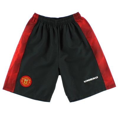 1996-98 Manchester United Umbro Home Change Pantaloncini Y