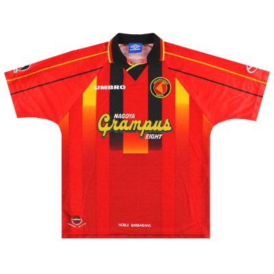 1996-98 나고야 그램퍼스 에이트 엄브로 홈 셔츠 L