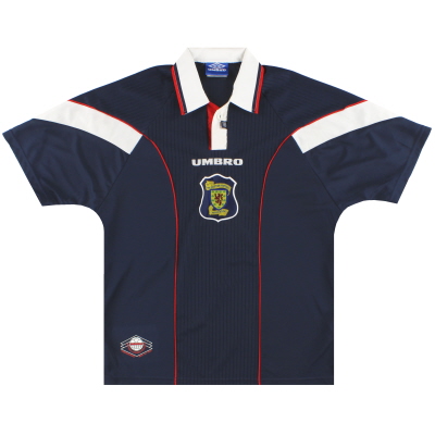 1996-98 Scotland Umbro Home Shirt L