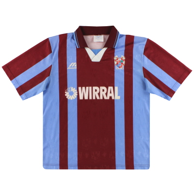 Camiseta de visitante Mizuno de Tranmere Rovers 1996-98 XL