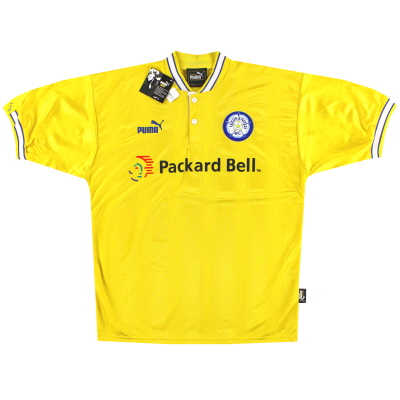 Camiseta visitante del Leeds Puma 1996-99 *con etiquetas* M