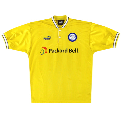Camiseta visitante del Leeds Puma 1996-99 * Menta * M