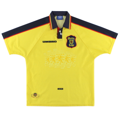 1996-99 Scotland Umbro Away Shirt Y