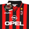 1997-98 Maillot Domicile AC Milan Lotto L/S *avec étiquettes* M
