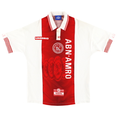 1997-98 Ajax Umbro 홈 셔츠 L