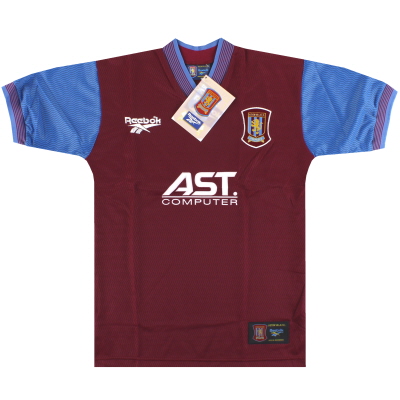 1997-98 Aston Villa Reebok Домашняя рубашка * BNIB * Y