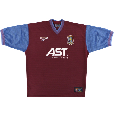 1997-98 Aston Villa Reebok Home Shirt L