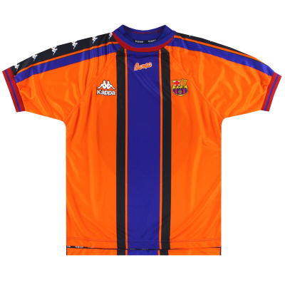 1997-98 Барселона Каппа выездная рубашка M