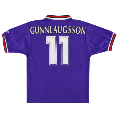 1997-98 Bolton Reebok Maglia da trasferta Gunnlaugsson #11 S